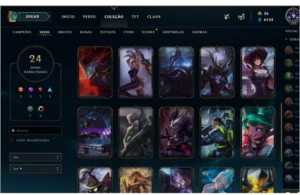 Conta LOL 55 Skins raras - League of Legends