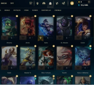 Conta mestre High MMR - League of Legends LOL