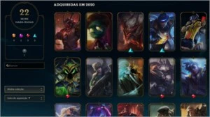 CONTAS DE LOL AMBAS GOLD 4 - League of Legends