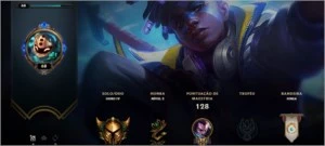 CONTAS DE LOL AMBAS GOLD 4 - League of Legends