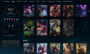 Conta De Valorant E Lol | 261 Skins No Lol | Lv 642 | Fa - League of Legends