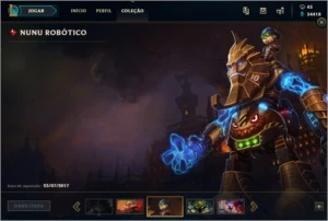 Conta League of Legends com 196 Skins LOL