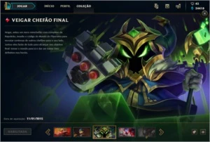 Conta League of Legends com 196 Skins LOL