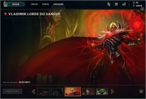 Conta League of Legends com 196 Skins LOL