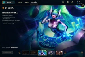 Conta League of Legends com 196 Skins LOL