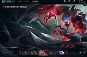 Conta League of Legends com 196 Skins LOL