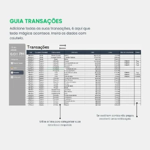 Planilha Financeira Controle Total - Serviços Digitais