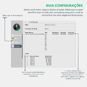 Planilha Financeira Controle Total - Serviços Digitais