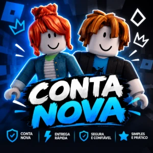 Contas roblox novas