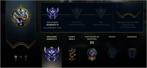 Conta D4 s11 sem e-mail confirmado. - League of Legends LOL