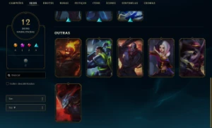 Conta Full Acesso Nv 94 / 12 Skins Incluindo Mítica - League of Legends LOL