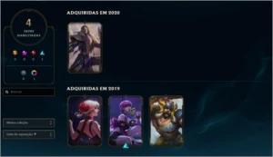 CONTA GOLD várias skins - League of Legends LOL