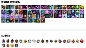 Conta prata 4 com 42 Champs e 20 Skins - League of Legends LOL
