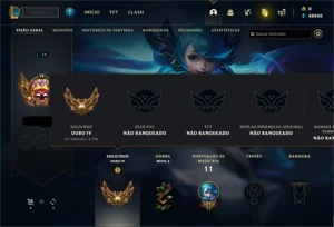 CONTA GOLD 4 MMR BOOSTADO - League of Legends LOL
