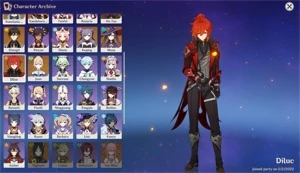 Conta Genshin Impact 12 Personagens e 8 Armas 5*!!!
