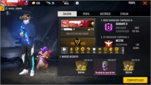 VENDO CONTA FREE FIRE NIVEL 66 SUPER GEMADA