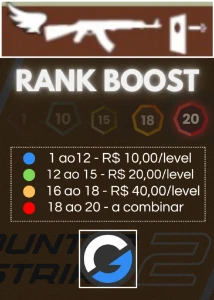 Rank Boost Gamersclub - Counter Strike CS