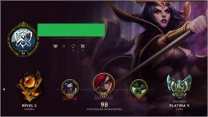 PLATINA 5 / 32 CAMPEÕES - League of Legends LOL