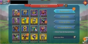 Conta Lords Mobile com quase 300M de poder