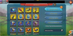 Conta Lords Mobile com quase 300M de poder