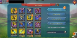 Conta Lords Mobile com quase 300M de poder