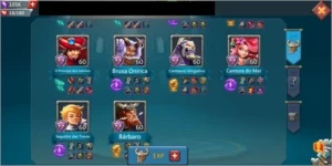 Conta Lords Mobile com quase 300M de poder