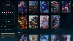 Conta League Of Legends. Season Passada Diamante 1 342 Skins LOL