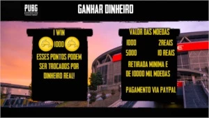 Ganhe Dinheiro Jogando PUBG