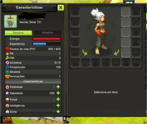 Conta Dofus touch servidor brutas LV 150