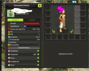 Conta Dofus touch servidor brutas LV 150