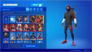 CONTA FORTNITE IKONIK E TODAS SKINS TWITCH PRIME E DANÇA