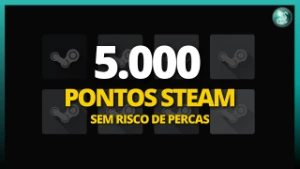 5.000 Pontos Steam (Steam Points)