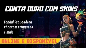 conta ouro com skins valorant