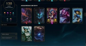 CONTA LOL 6 ANOS 130 SKINS UNRANKED + WILD RIFT ESMERALDA 1 - League of Legends