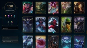 CONTA LOL 6 ANOS 130 SKINS UNRANKED + WILD RIFT ESMERALDA 1 - League of Legends