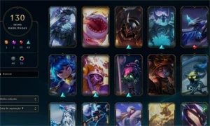 CONTA LOL 6 ANOS 130 SKINS UNRANKED + WILD RIFT ESMERALDA 1 - League of Legends