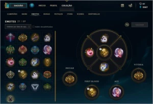 CONTA MESTRE - League of Legends LOL