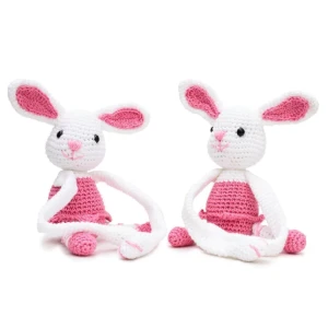 Dupla de Prendedores de cortina coelhinha bailarina - Artesanato e Personalizados