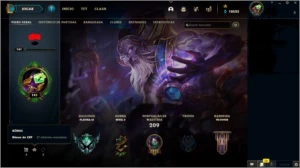 Conta platina 3 com Ryze Triunfante - League of Legends LOL