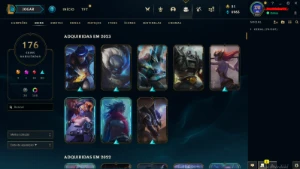 Conta high elo 300 PDL , 200 Skins + conta antiga s4 - League of Legends LOL