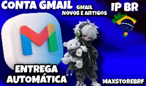 2X Contas Gmail Novas [Sem Sms] Garantia De Qualid - Outros