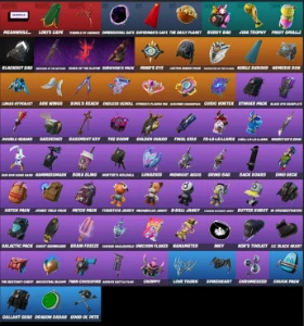 ⭐️FORTNITE⭐️600 Vbuck⭐️74 skins⭐️Clube atual⭐️Passe atual⭐️