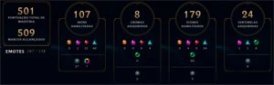 Conta League of Legends, mais de 100 skins. LOL