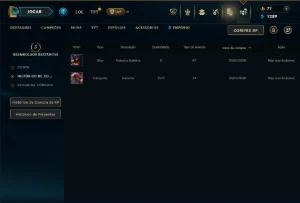 Unranked com 31 Champs e 9 Skins - League of Legends LOL