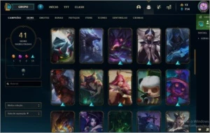 Vendo Smurf MD10 zerado e 71 champs,41 skins top e tem Yasuo - League of Legends LOL
