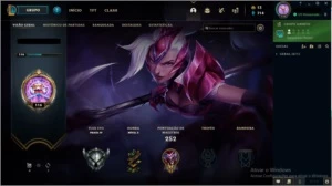 Vendo Smurf MD10 zerado e 71 champs,41 skins top e tem Yasuo - League of Legends LOL