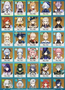 Conta Ar 60 - Full Endgame - Muitos Personagens E Assinatura - Genshin Impact