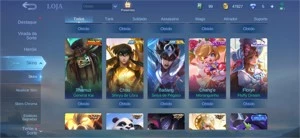 Conta mobile legends, todos heróis e todos emblemas lv60