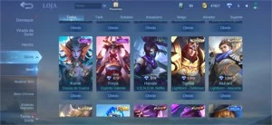 Conta mobile legends, todos heróis e todos emblemas lv60