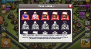 Conta de clash of clans cv 10 bem upada